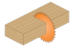 Eccellente taglio traverso vena su legno.- immagine prodotto