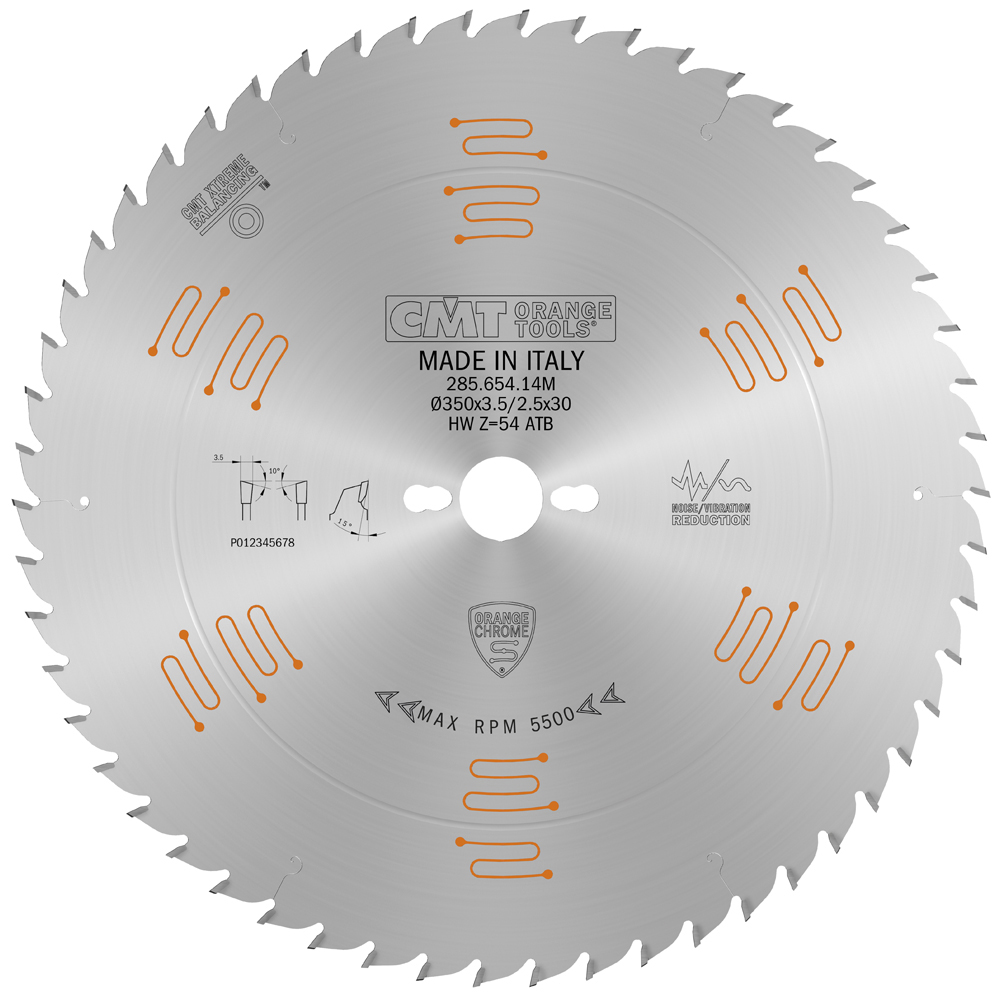 Industrial saw blades for ripping &amp; crosscut